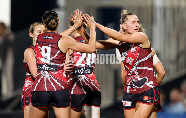 AFLW 2024 Round 10 - Carlton v Essendon - A-55572444