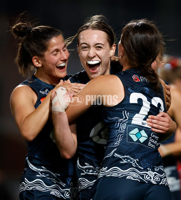 AFLW 2024 Round 10 - Carlton v Essendon - A-55572471