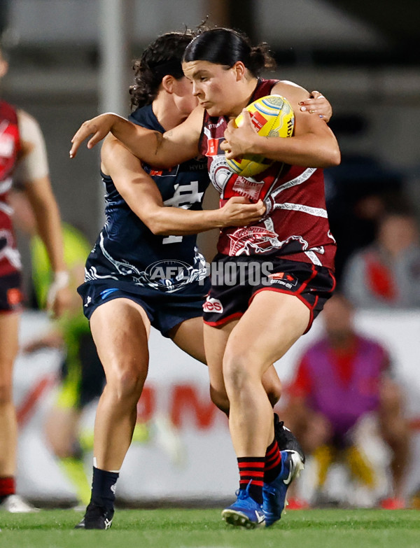 AFLW 2024 Round 10 - Carlton v Essendon - A-55574041