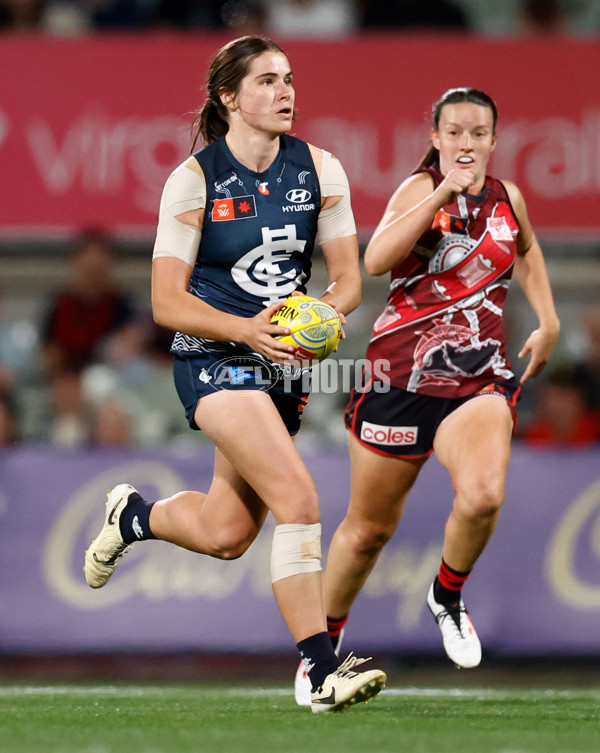 AFLW 2024 Round 10 - Carlton v Essendon - A-55574067