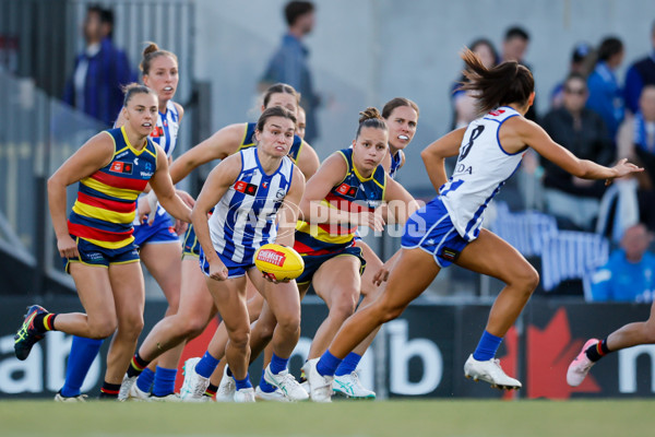 AFLW 2024 First Qualifying Final - North Melbourne v Adelaide - A-55647737