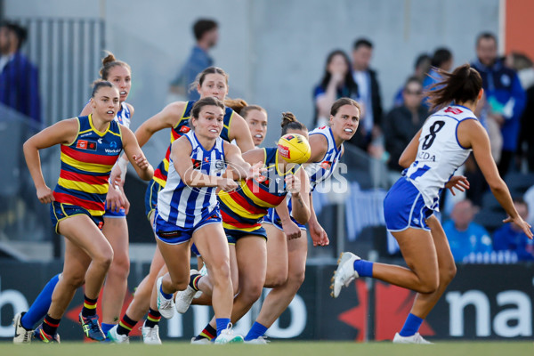 AFLW 2024 First Qualifying Final - North Melbourne v Adelaide - A-55647738