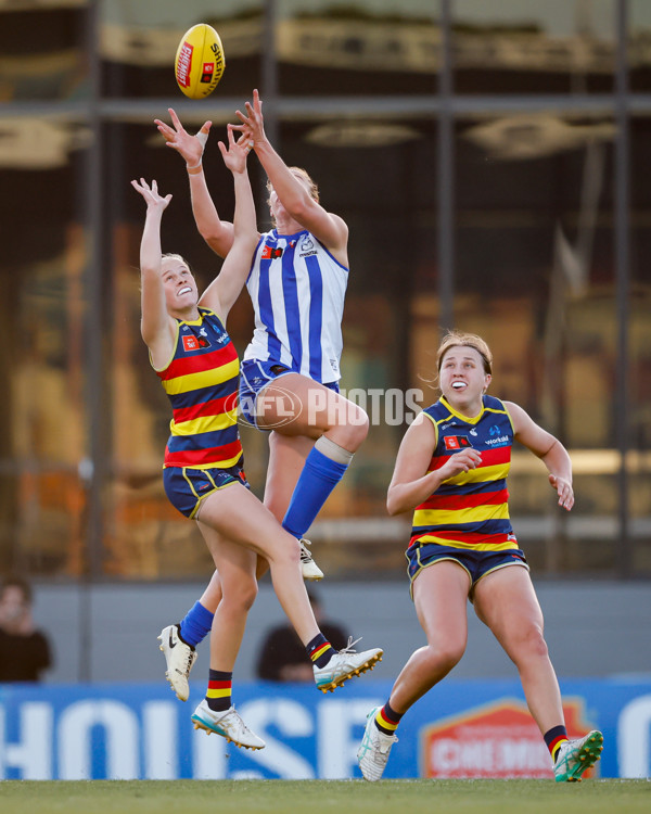 AFLW 2024 First Qualifying Final - North Melbourne v Adelaide - A-55647764