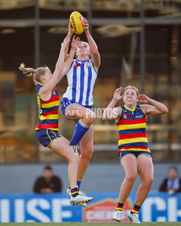 AFLW 2024 First Qualifying Final - North Melbourne v Adelaide - A-55650401