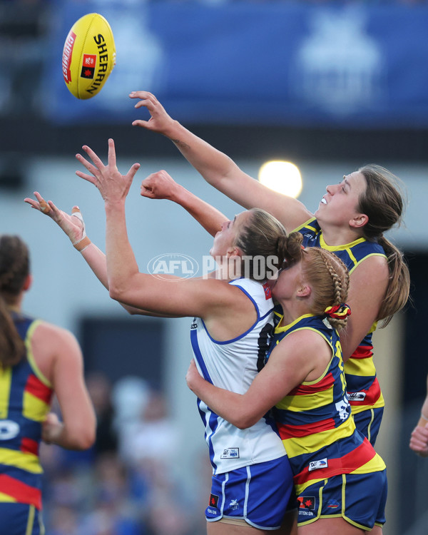 AFLW 2024 First Qualifying Final - North Melbourne v Adelaide - A-55650427