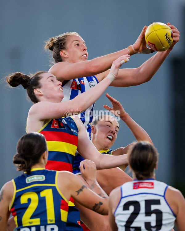 AFLW 2024 First Qualifying Final - North Melbourne v Adelaide - A-55650433