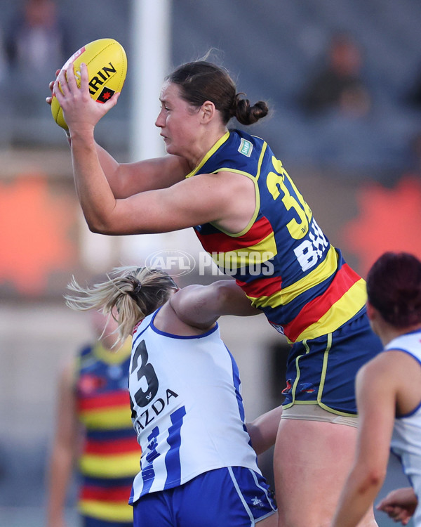 AFLW 2024 First Qualifying Final - North Melbourne v Adelaide - A-55650954