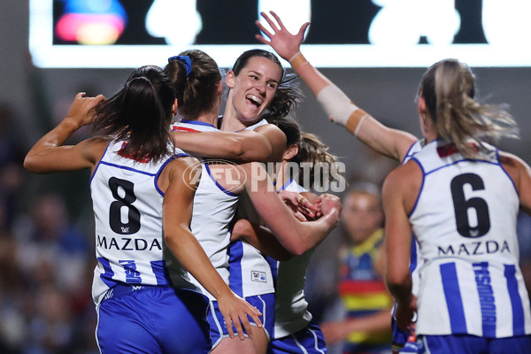 AFLW 2024 First Qualifying Final - North Melbourne v Adelaide - A-55650986