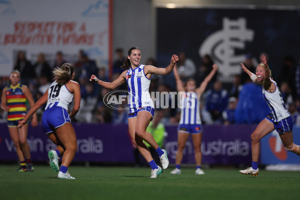 AFLW 2024 First Qualifying Final - North Melbourne v Adelaide - A-55650991