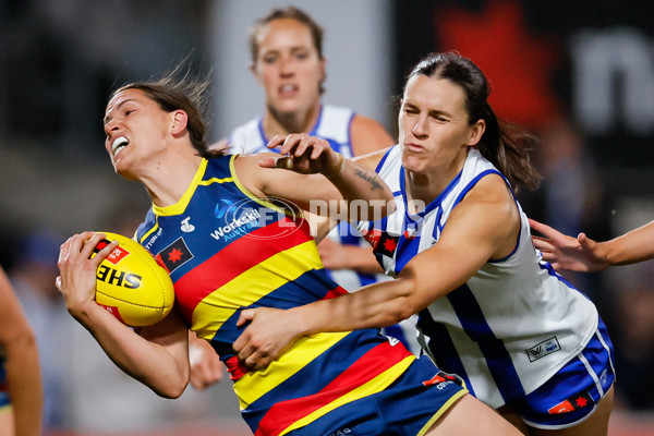 AFLW 2024 First Qualifying Final - North Melbourne v Adelaide - A-55652726