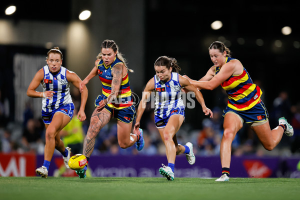 AFLW 2024 First Qualifying Final - North Melbourne v Adelaide - A-55652808