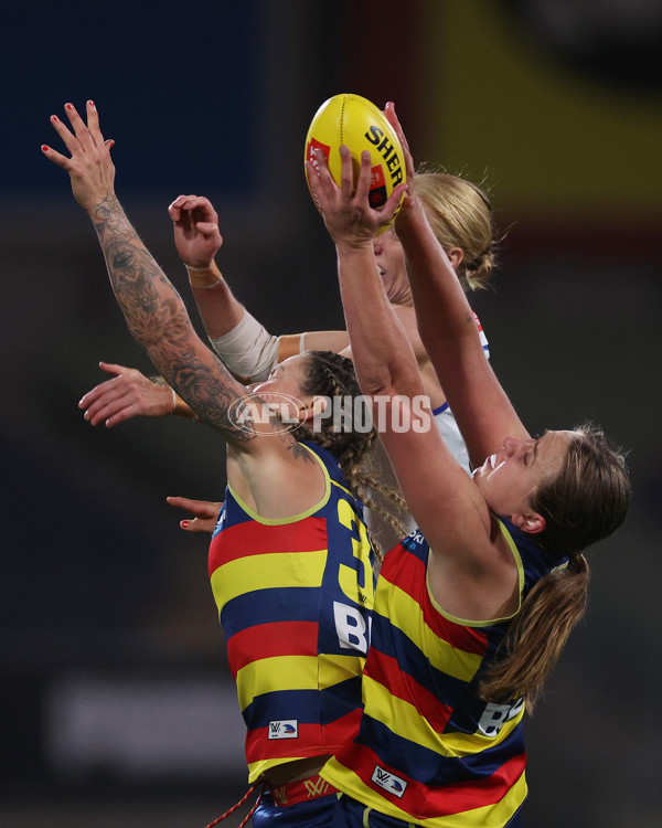 AFLW 2024 First Qualifying Final - North Melbourne v Adelaide - A-55654987