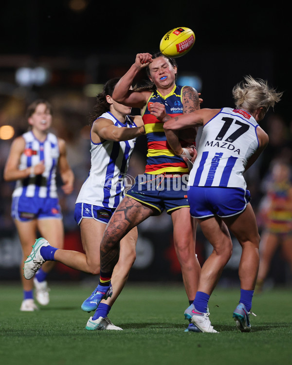 AFLW 2024 First Qualifying Final - North Melbourne v Adelaide - A-55655002