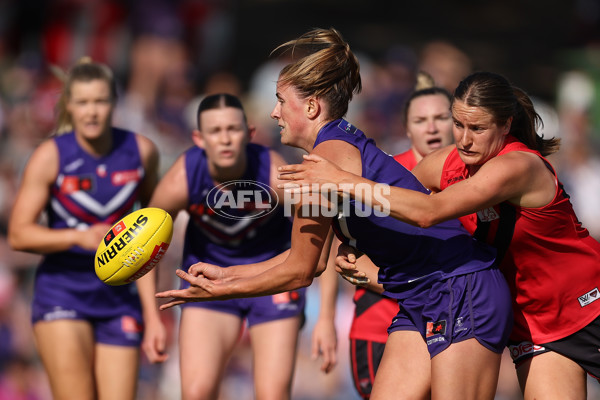 AFLW 2024 First Elimination Final - Fremantle v Essendon - A-55657271