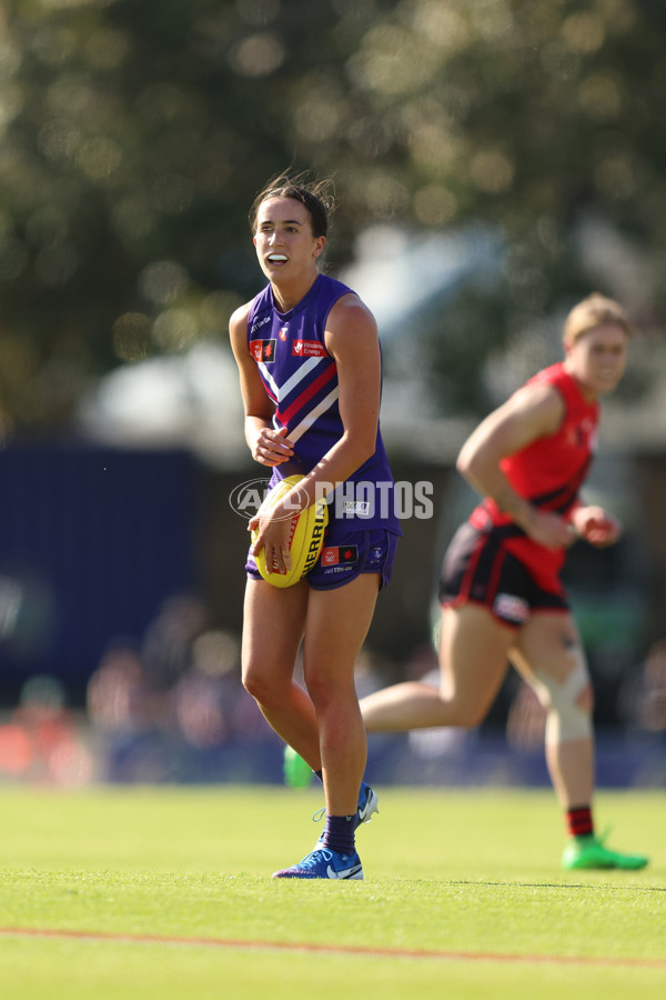 AFLW 2024 First Elimination Final - Fremantle v Essendon - A-55657487