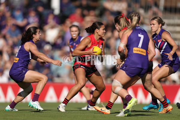 AFLW 2024 First Elimination Final - Fremantle v Essendon - A-55657493