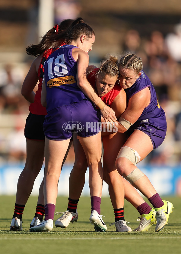 AFLW 2024 First Elimination Final - Fremantle v Essendon - A-55661241