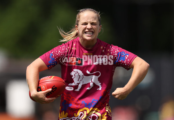 AFLW 2024 Second Qualifying Final - Hawthorn v Brisbane - A-55661281