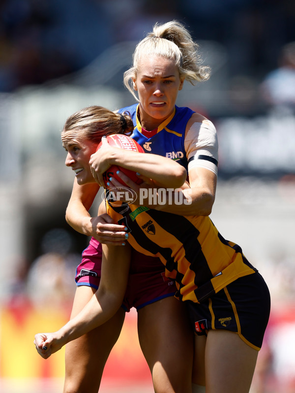 AFLW 2024 Second Qualifying Final - Hawthorn v Brisbane - A-55662854