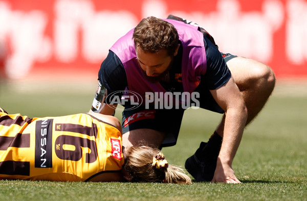 AFLW 2024 Second Qualifying Final - Hawthorn v Brisbane - A-55662896