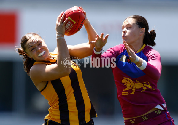 AFLW 2024 Second Qualifying Final - Hawthorn v Brisbane - A-55663761