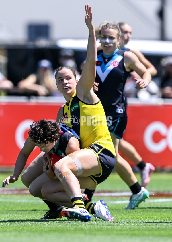 AFLW 2024 Second Elimination Final - Port Adelaide v Richmond - A-55666046