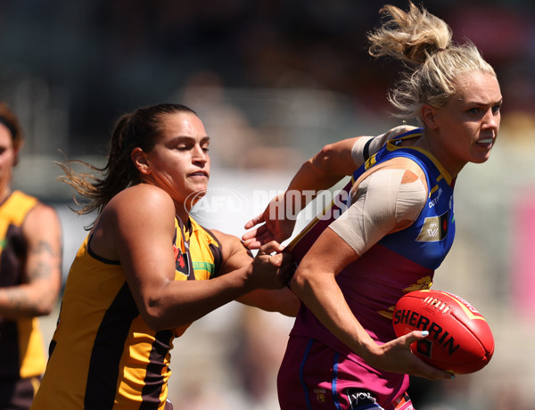 AFLW 2024 Second Qualifying Final - Hawthorn v Brisbane - A-55666094