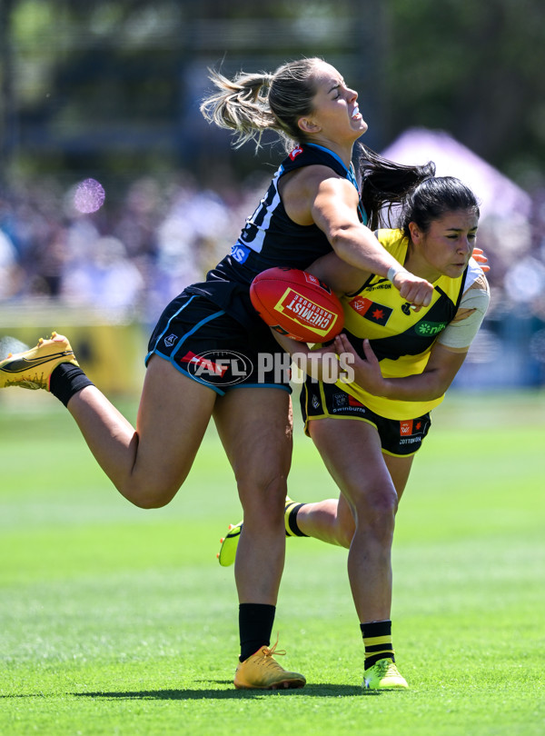 AFLW 2024 Second Elimination Final - Port Adelaide v Richmond - A-55668602