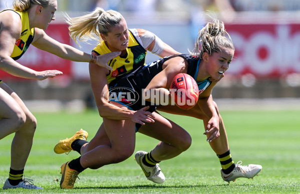 AFLW 2024 Second Elimination Final - Port Adelaide v Richmond - A-55668654