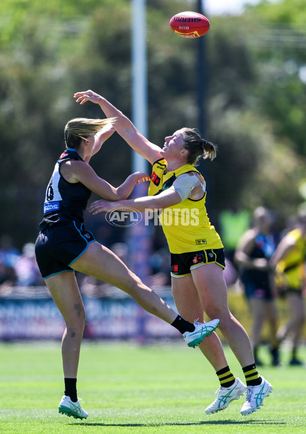 AFLW 2024 Second Elimination Final - Port Adelaide v Richmond - A-55668665