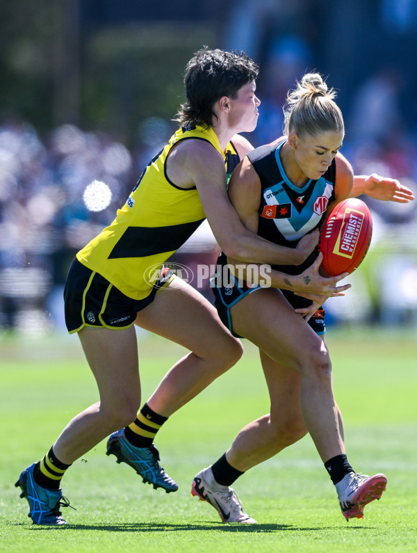 AFLW 2024 Second Elimination Final - Port Adelaide v Richmond - A-55668670