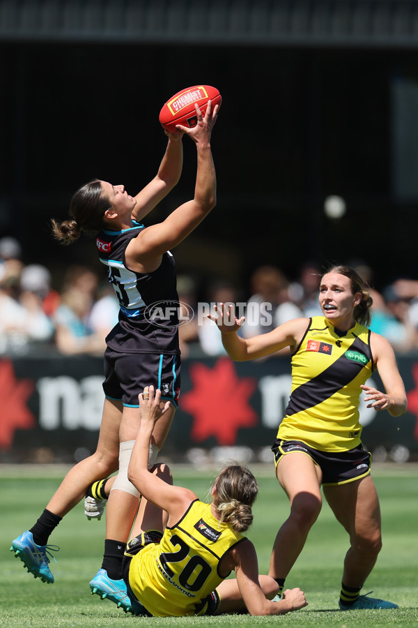 AFLW 2024 Second Elimination Final - Port Adelaide v Richmond - A-55668795