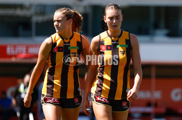 AFLW 2024 Second Qualifying Final - Hawthorn v Brisbane - A-55668824