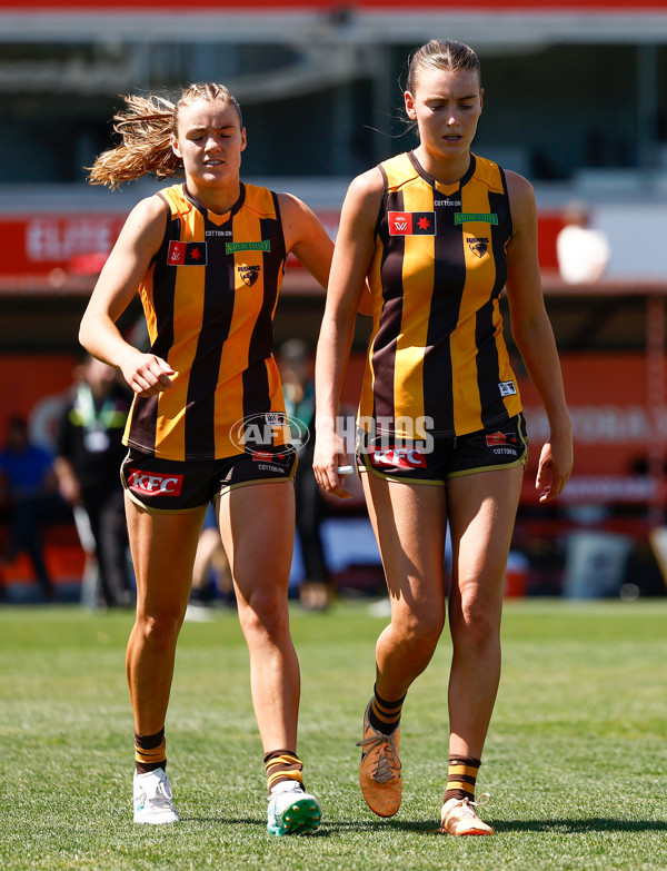 AFLW 2024 Second Qualifying Final - Hawthorn v Brisbane - A-55668825