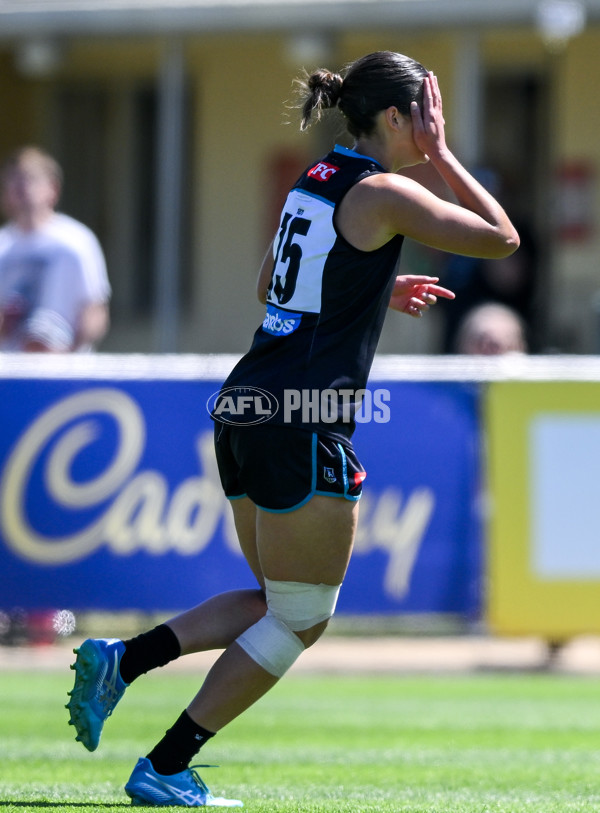 AFLW 2024 Second Elimination Final - Port Adelaide v Richmond - A-55671105