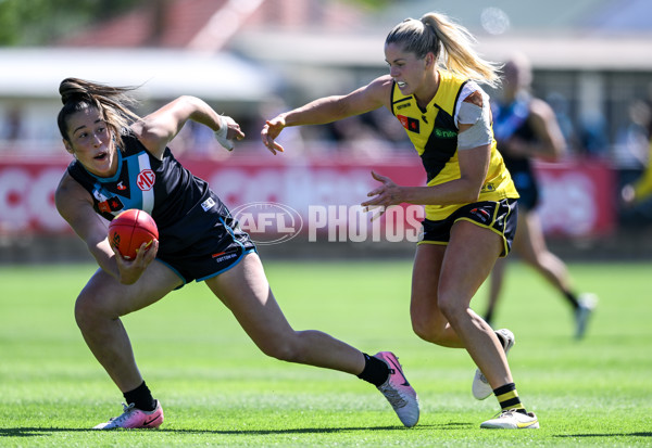 AFLW 2024 Second Elimination Final - Port Adelaide v Richmond - A-55671164