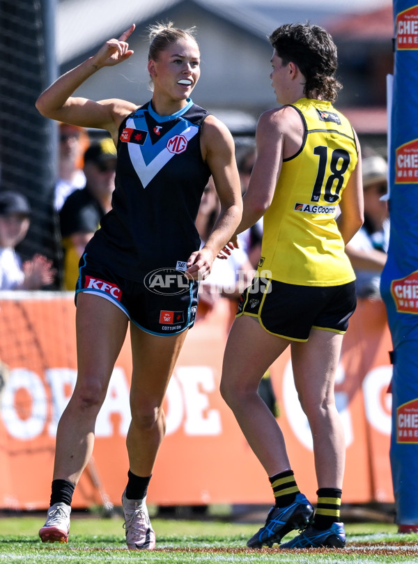 AFLW 2024 Second Elimination Final - Port Adelaide v Richmond - A-55671184