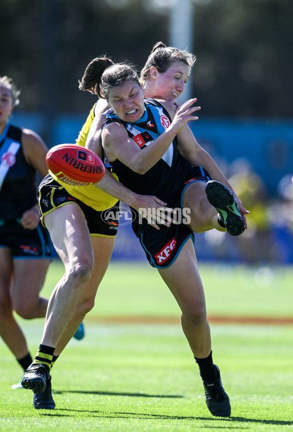 AFLW 2024 Second Elimination Final - Port Adelaide v Richmond - A-55671189