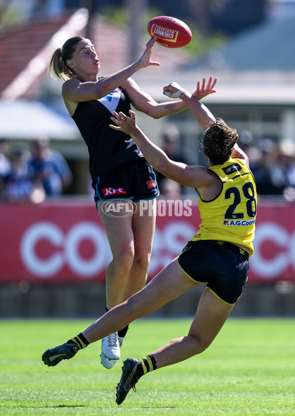 AFLW 2024 Second Elimination Final - Port Adelaide v Richmond - A-55671289