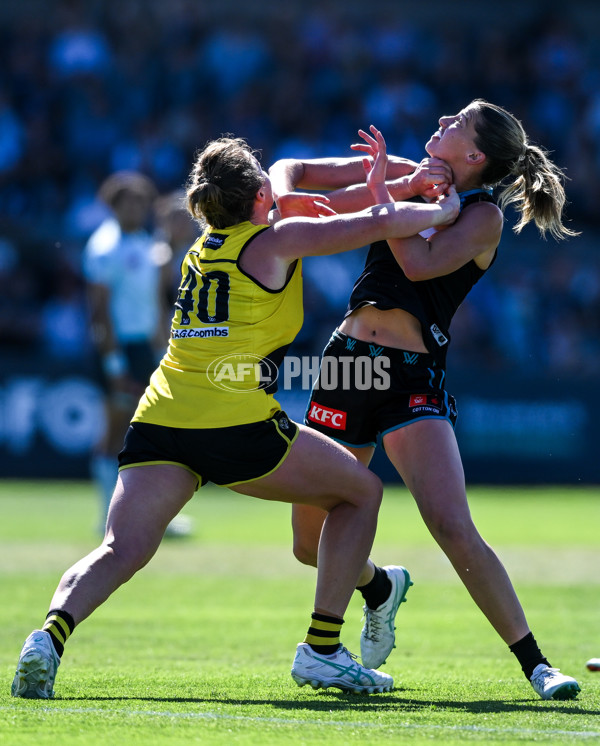 AFLW 2024 Second Elimination Final - Port Adelaide v Richmond - A-55671293