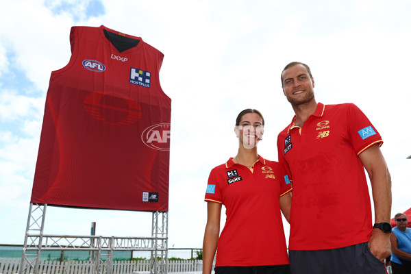 AFL 2024 Media - Gold Coast Brand Reveal - A-55696002