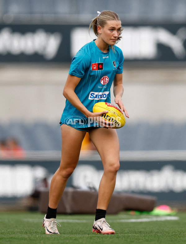 AFLW 2024 Second Semi Final - Hawthorn v Port Adelaide - A-55705943