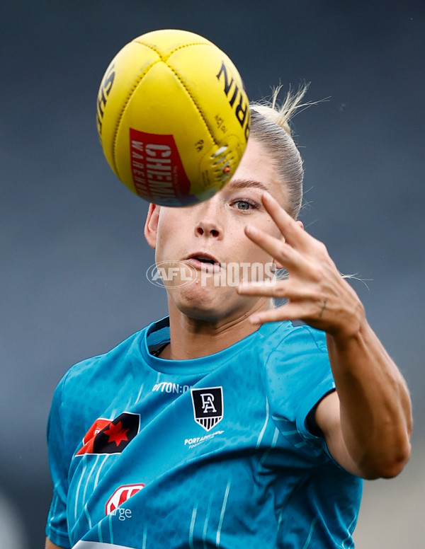 AFLW 2024 Second Semi Final - Hawthorn v Port Adelaide - A-55707786