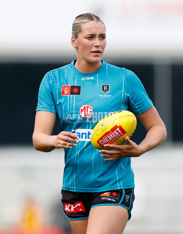 AFLW 2024 Second Semi Final - Hawthorn v Port Adelaide - A-55707791