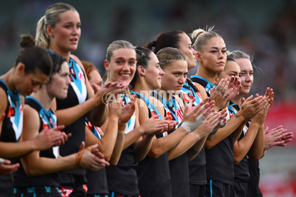 AFLW 2024 Second Semi Final - Hawthorn v Port Adelaide - A-55708621