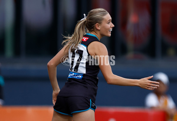 AFLW 2024 Second Semi Final - Hawthorn v Port Adelaide - A-55708623