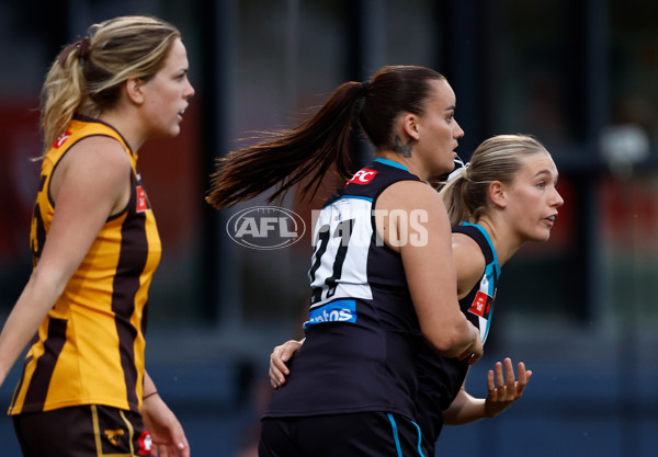 AFLW 2024 Second Semi Final - Hawthorn v Port Adelaide - A-55708624