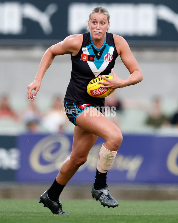 AFLW 2024 Second Semi Final - Hawthorn v Port Adelaide - A-55708636