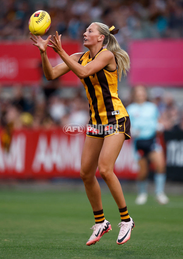 AFLW 2024 Second Semi Final - Hawthorn v Port Adelaide - A-55708650