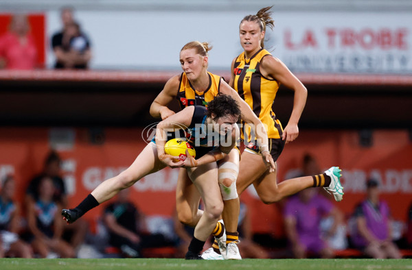 AFLW 2024 Second Semi Final - Hawthorn v Port Adelaide - A-55710035